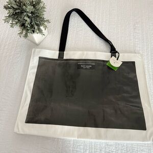 Kate Spade Black and White Mesh Tote